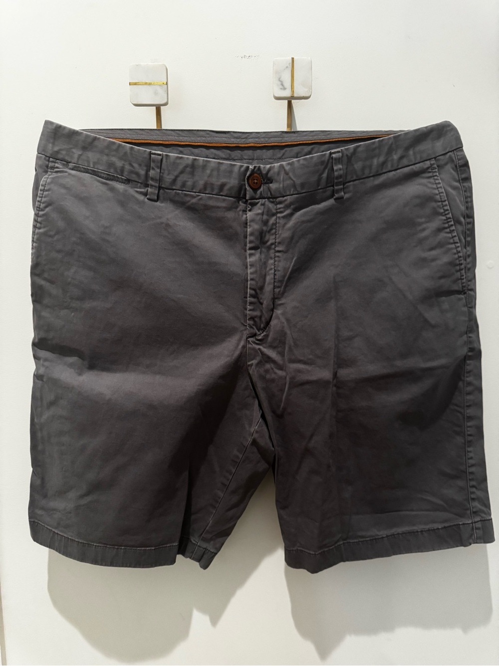 Tommy Bahama Charcoal Gray Flat Front Men's Shorts